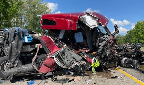ONE INJURED IN WRECK ON I-85
